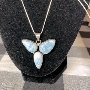 Larimar On Sterling Silver 925
